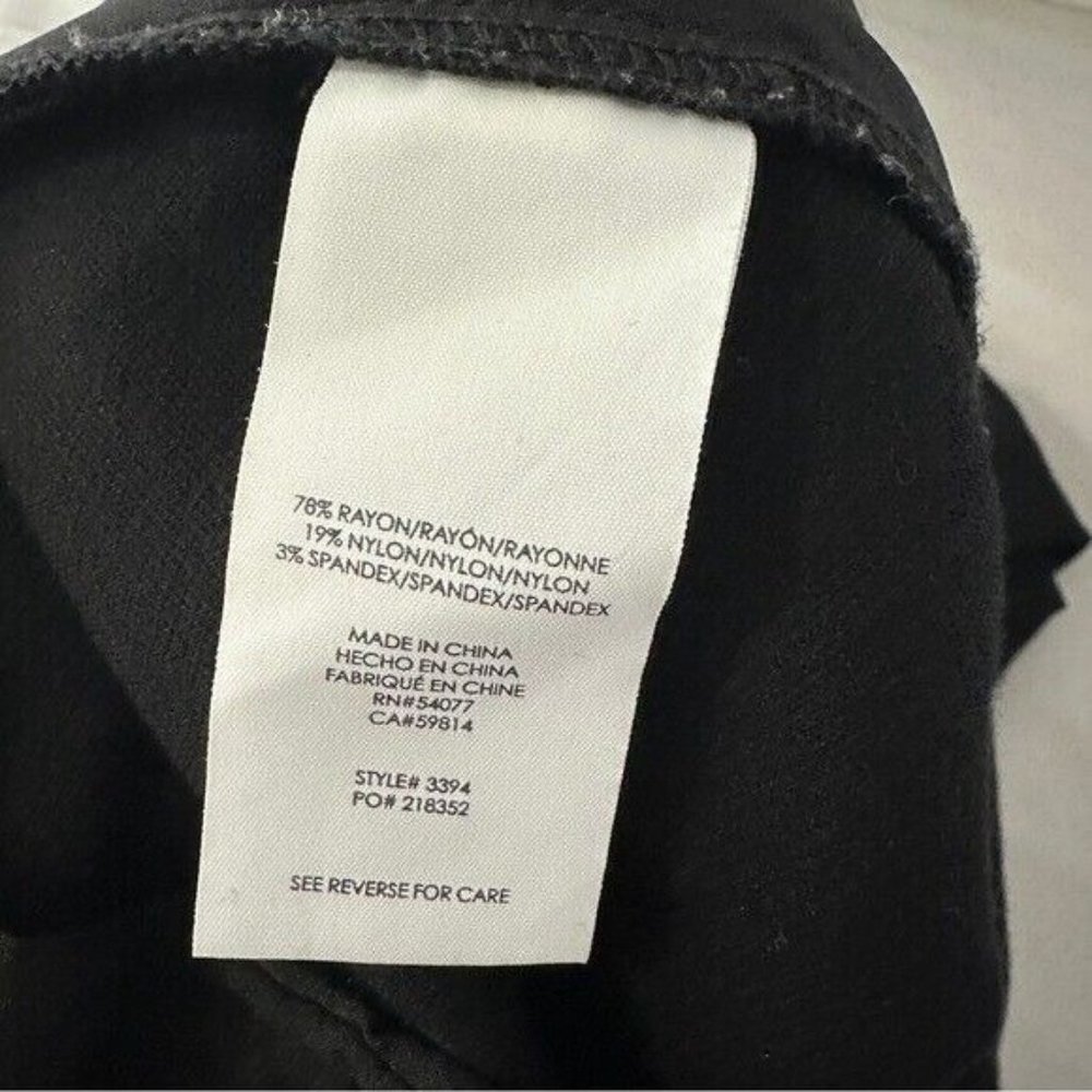 Cabi 3394 Kingston Cropped Black Trousers Pants Sz 2 Ponte Stretch Chelsea Chic - Picture 10 of 12